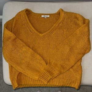 Madewell Women's Mustard Sweater